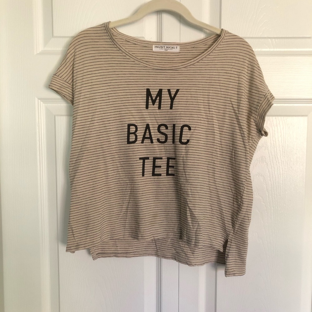 Basic Tee Crop Top